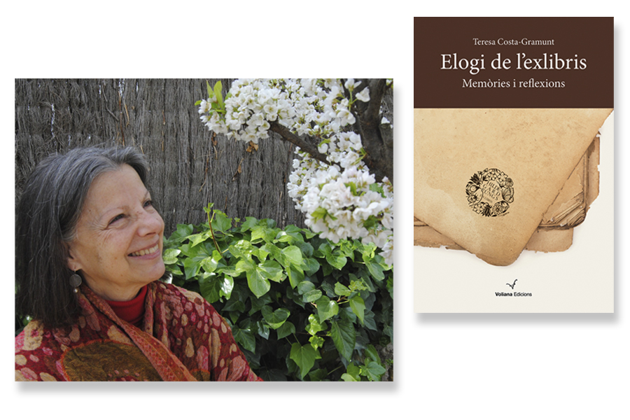 Teresa Costa-Gramunt autora de 'Elogi de l’exlibris'. Eix