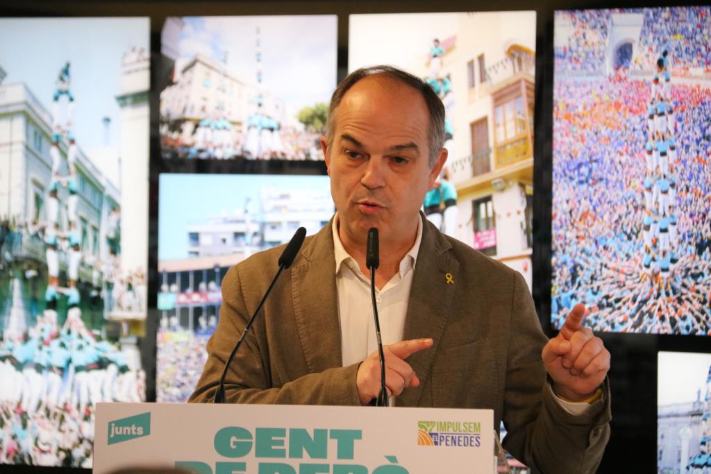 Turull presenta els caps de llista de Junts a la vegueria del Penedès. ACN