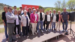 Unes 150 persones acompanyen Marta Verdejo en la presentació del programa i l’equip socialista. PSC