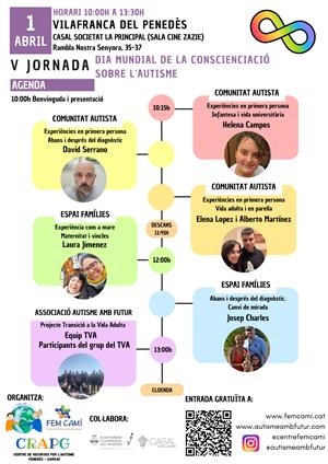 V Jornada dia mundial de la conscienciació sobre l'autisme