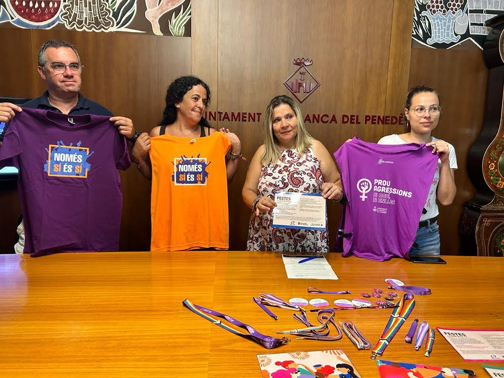 Vilafranca habilita Punts Liles fixos i parelles itinerants tots els dies de Festa Major. Ajuntament de Vilafranca