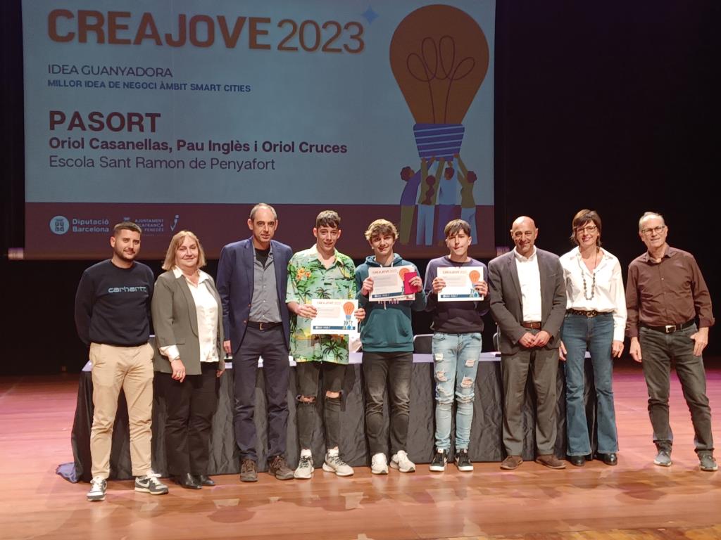 Vilafranca lliura els premis de la 21a edició del Creajove. Ajuntament de Vilafranca
