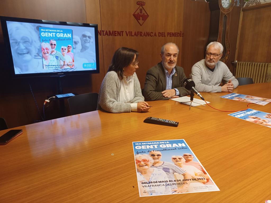 Vilafranca programa una desena d’actes per la Setmana de la Gent Gran “amb plena normalitat”. Ajuntament de Vilafranca