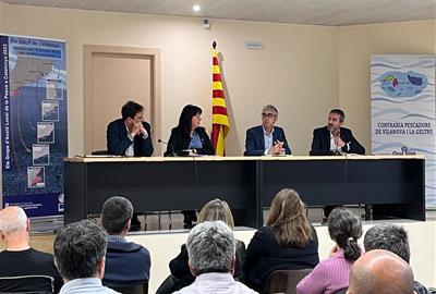 Vilanova i la Geltrú i Sitges, candidates per a formar part del Grup d’Acció Local Pesquer de la Costa Central. Susana Nogueira