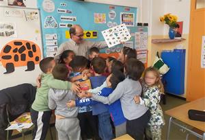 Visita a l’escola Can Deu, de Sabadell. Eix