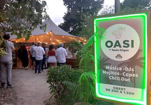 Zona Oasis al Festival Jardins de Terramar de Sitges