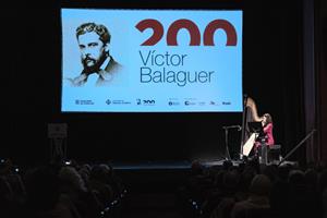 Acte d'inauguració del bicentenari de Víctor Balaguer. Fotografia: Ajuntament de Vilanova i la Geltrú/Ray Molinari. EIX