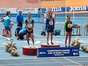 Adriana Curto al campionat d'Espanya sub 16