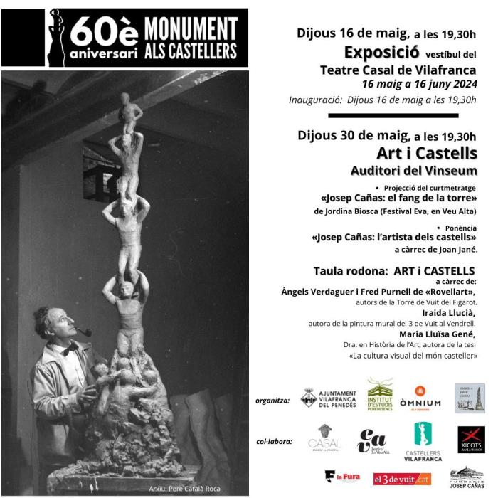 60è aniversari del monument als Castellers de Josep Cañas