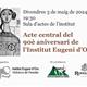 Acte central del 90è aniversari de l'Institut Eugeni d'Ors 