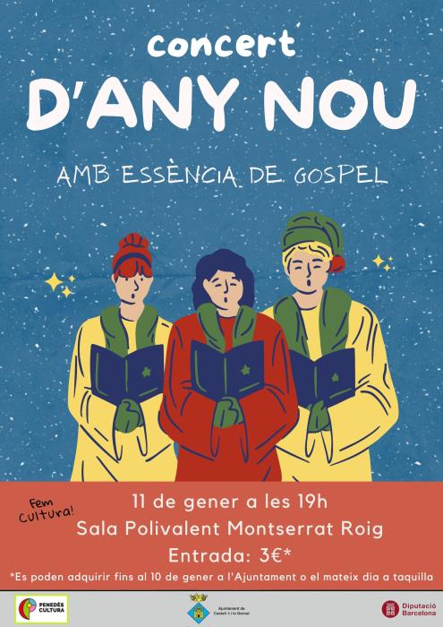 Concert de Gòspel per donar la benvinguda a l’Any Nou