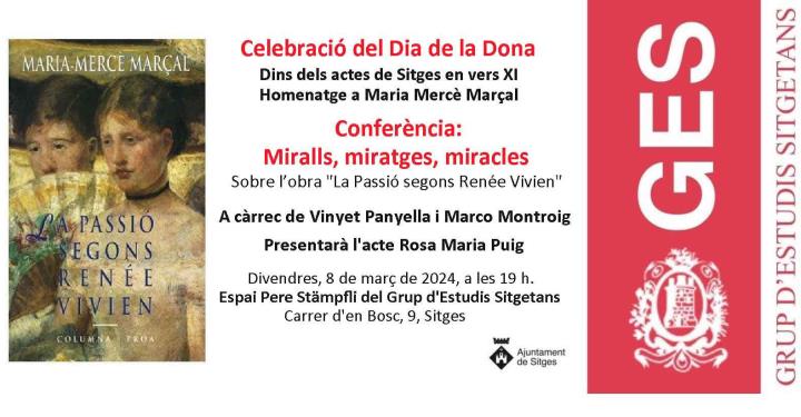 Conferència de Celebració del Dia de la Dona: 