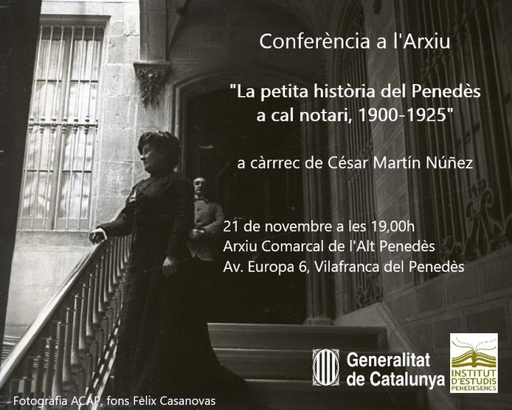 Conferència de César Martí Núñez a l'Arxiu Comarcal