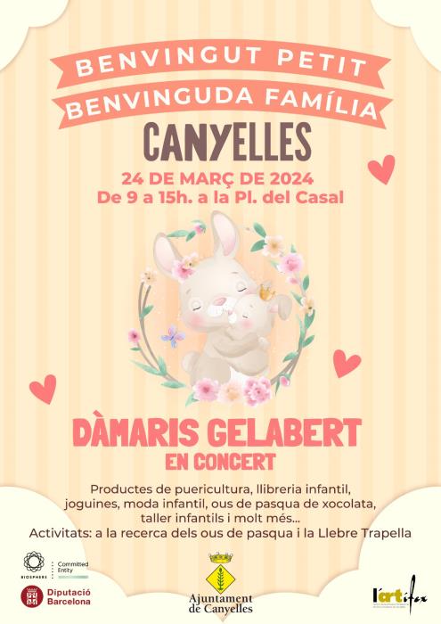 Dàmaris Gelabert en concert a Canyelles pel Benvingut Petit-Benvinguda Família