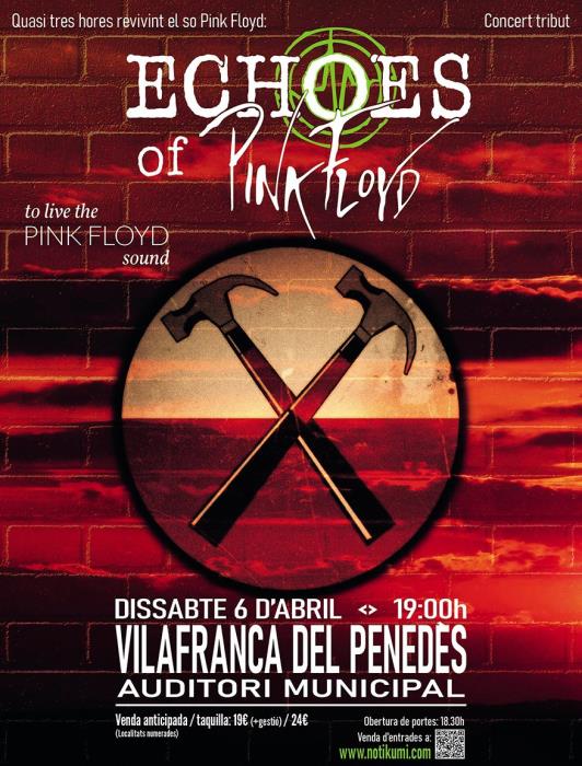 ECHOES OF PINK FLOYD Concert Tribut Pink Floyd a Vilafranca del Penedès