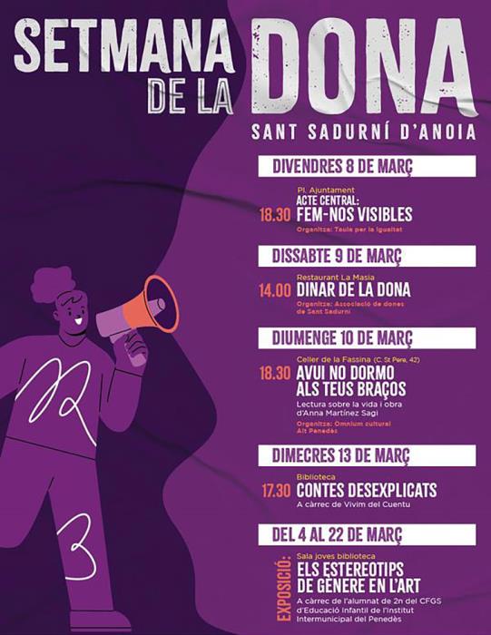 El 8 de març, Dia de la Dona, 'Fem-nos visibles'