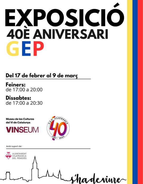 El GEP Vilafranca inaugura una exposició per commemorar el seu  40è aniversari