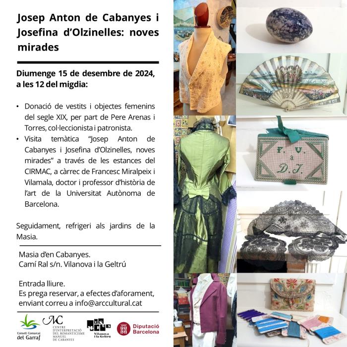 Josep Anton de Cabanyes i Josefina d'Olzinelles: noves mirades