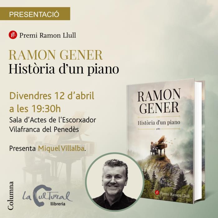 Presentació de la novel·la “Història d’un piano”