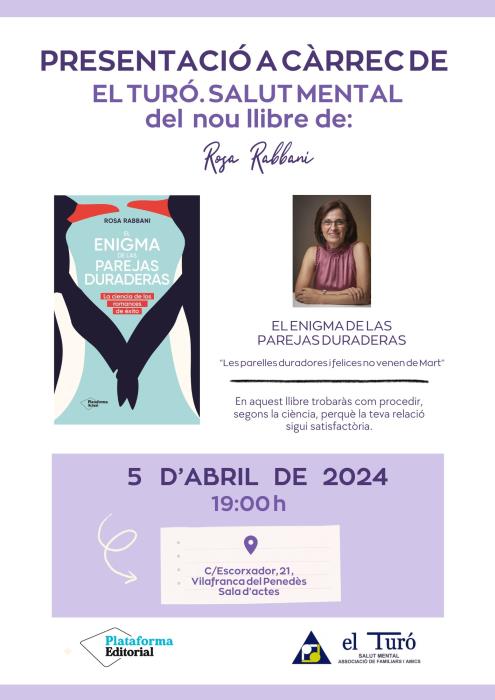 Presentació del llibre 'El enigma de las parejas duraderas'