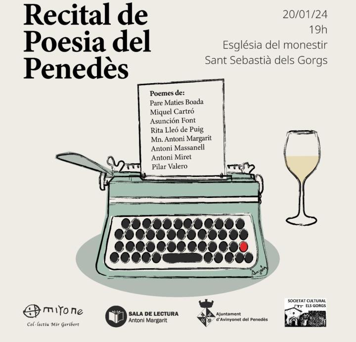 Recital de poesia del Penedès a Sant Sebastià dels Gorgs