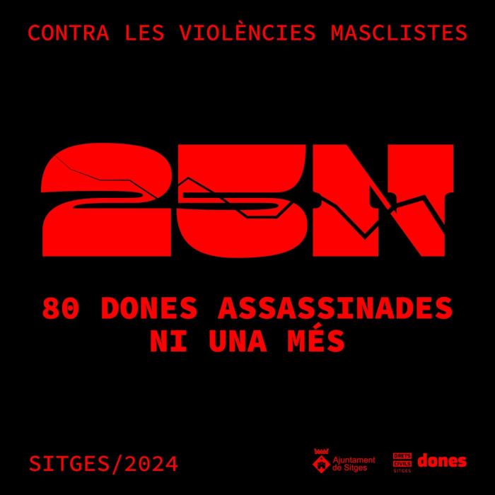 Sitges commemora el 25N per reforçar la lluita contra les violències masclistes