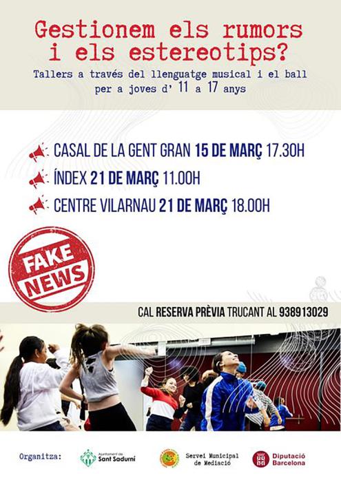 Tallers a través del llenguatge musical i el ball per a joves 