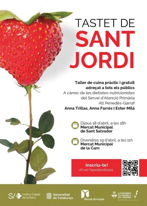 Tallers de cuina de Sant Jordi als Mercats Municipals