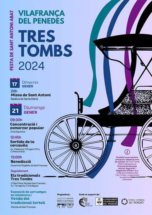 Tres Tombs 2024 se celebren a Vilafranca