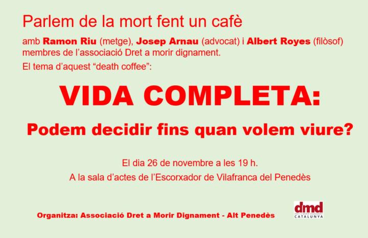 VIDA COMPLETA Podem decidir fins quan volem viure?
