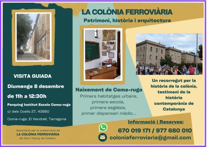 Visita guiada a la Colònia Ferroviària de Sant Vicenç de Calders