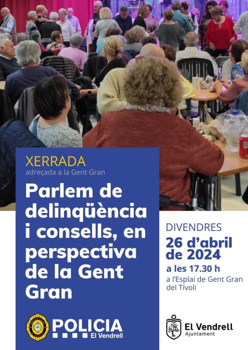 Xerrada de la Policia local per a la gent gran