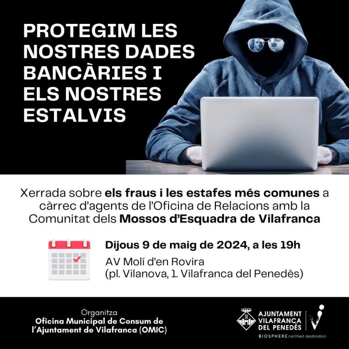 Xerrada dels Mossos sobre la prevenció d’estafes