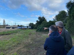Amplien el mur del torrent de la Piera per evitar els desbordaments a la ronda d'Europa en cas de pluges intenses