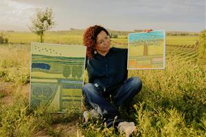 Anna Badia exposa “I m'ullprèn el treball de la terra” a l’Espai Cultual Fòrum Berger de Vilafranca. EIX