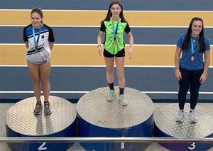Atletes del Dinami-k Club Atletisme Vilanova a la 1a edició de la Copa de Promoció Femenina