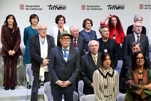 Bonmatí rep la creu Sant Jordi reivindicant el català i la igualtat entre homes i dones