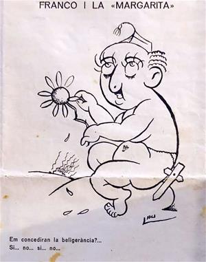 Caricatura de Franco Democràcia