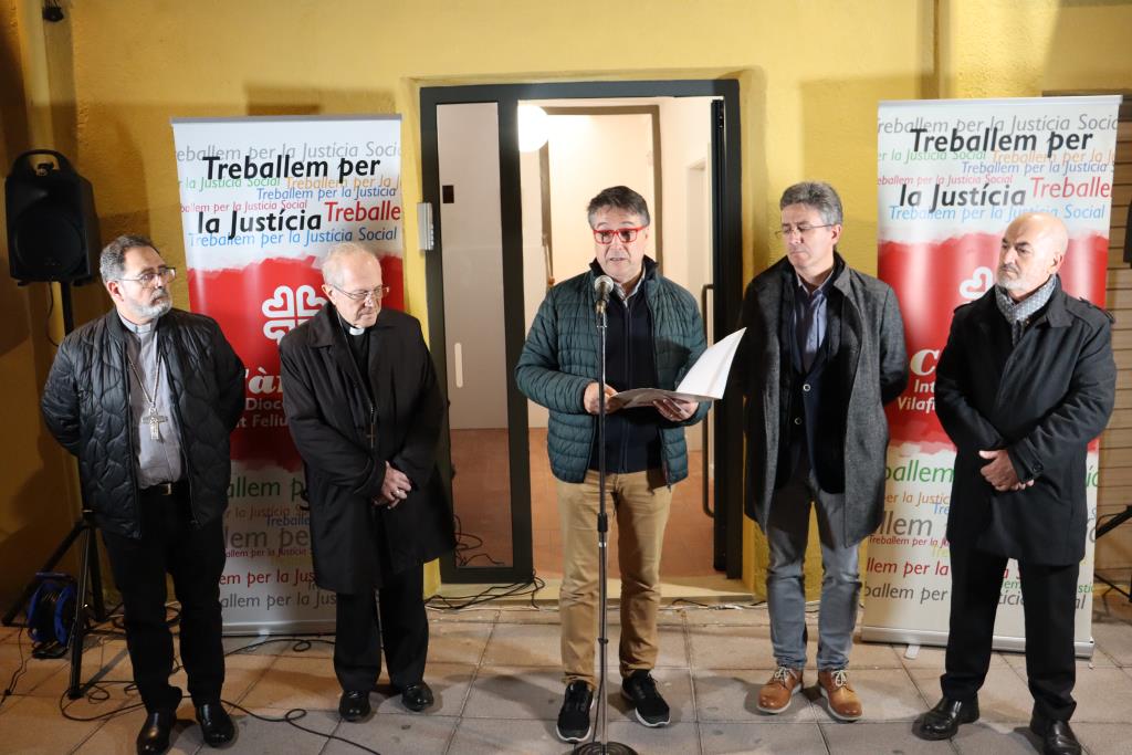 Càritas inaugura a Vilafranca la Llar Montserrat per a persones en situació d'exclusió social i residencial. Càritas