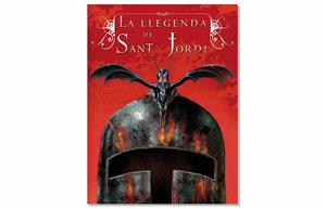 Coberta de 'La llegenda de Sant Jordi' de Josep-Francesc Delgado i Roger Olmos. Eix