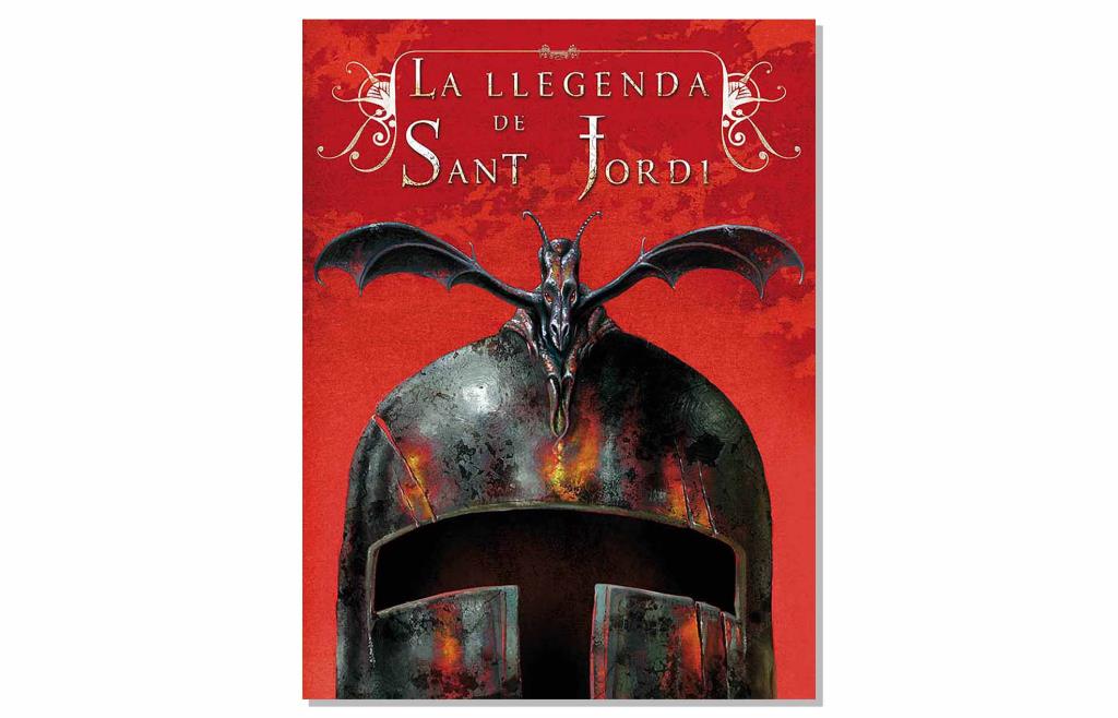 Coberta de 'La llegenda de Sant Jordi' de Josep-Francesc Delgado i Roger Olmos. Eix