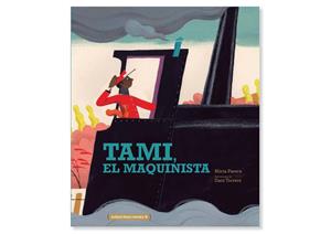 Coberta de 'Tami, el maquinista' de Núria Parera . Eix