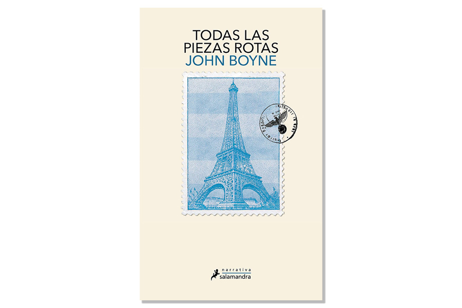 Coberta de 'Todas las piezas rotas' de John Boyne. Eix