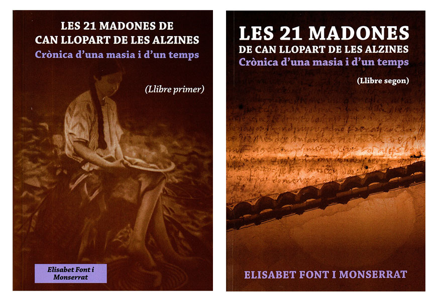 Cobertes de '21 madones de Can Llopart de les Alzines' d'Elisabet Font i Montserrat. Eix