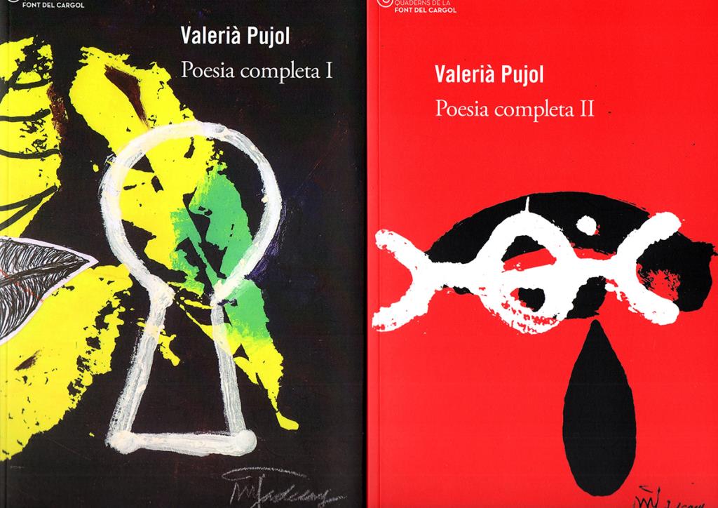 Cobertes de 'Poesia completa de Valerià Pujol'. Eix