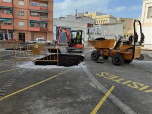 Comença la remodelació de la plaça de la Paperera per convertir-la en una zona enjardinada. Ajuntament de Vilanova