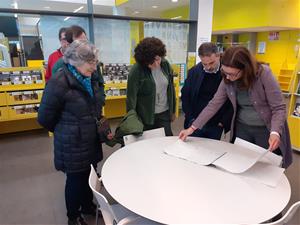 Comencen les obres de rehabilitació integral de la biblioteca Armand Cardona Torrandell de Vilanova. Ajuntament de Vilanova