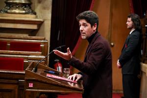 David Cid al Parlament de Catalunya. Eix