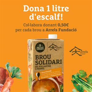 ‘Dona 1L d’escalf’, la campanya solidària per assegurar un plat calent a les persones sense llar. Ametller Origen