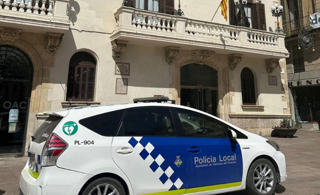 Dos detinguts a Vilafranca del Penedès per atracar una persona i ferir-la amb arma blanca. Ajuntament de Vilafranca